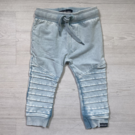 Washed biker pants - Blue Radiance