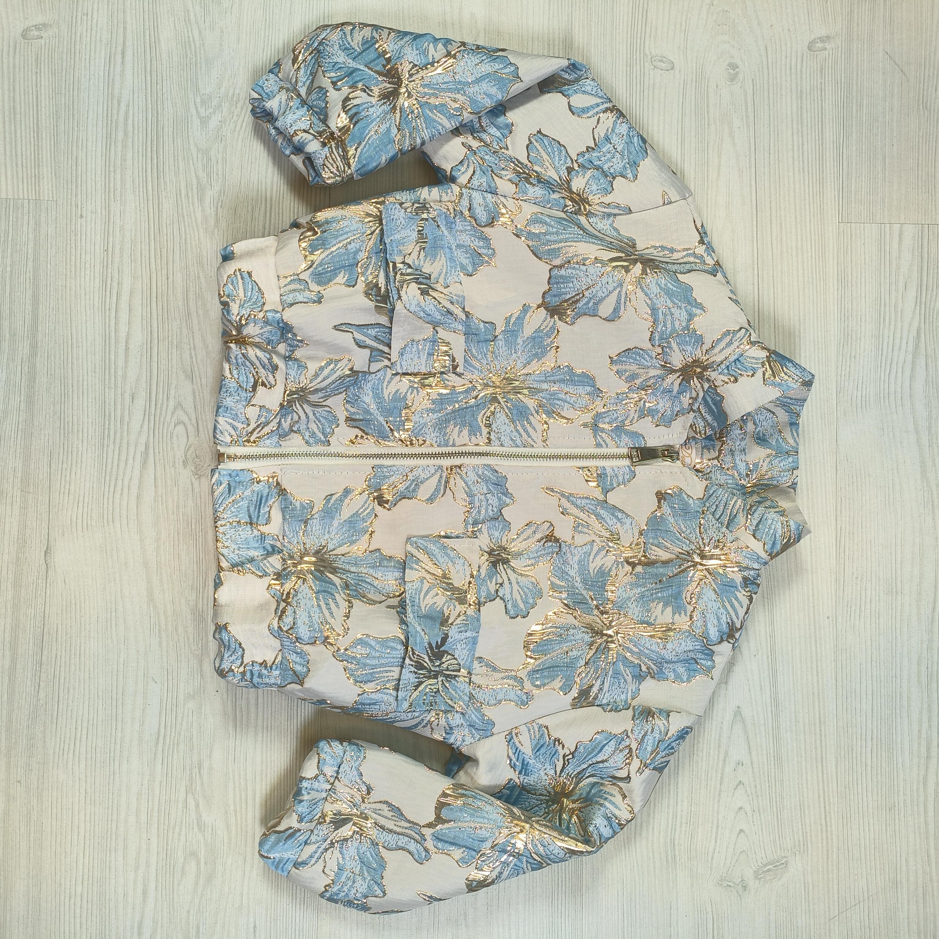 Musthave flower jacket - blauw