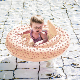 Baby float Old pink Panterprint 0-1 jaar