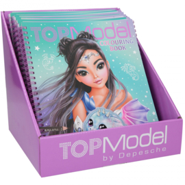 TOPModel kleurboek met pailletten DRAGON LOVE