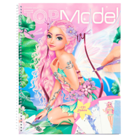 Create your TOPModel kleurboek met stickers Fantasy