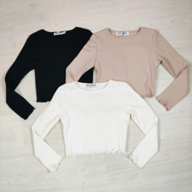 Mini Fashion Rib Longsleeve