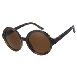 Vintage round sunglasses - smokey brown
