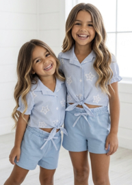 Stripe & Star Girls Set