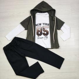 Big City Boys Outfit - legergroen/zwart