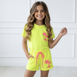 Neon Palm Summer Set - geel