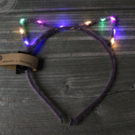 Headband Led diadeem Cats - NewPurple/Multicolor