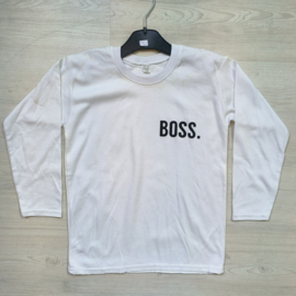 White pocket boss longsleeves