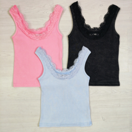 Your Everyday Lace Rib Top