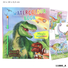 Dino World waterverf boek