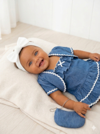 Baby denim boho set