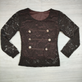 Royal Lace Top - bruin