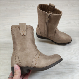 Studded cowboy boots - Taupe (verzenddatum 24 apr)