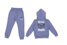 ICON Zip Rebel Bear Set - Dusty blue