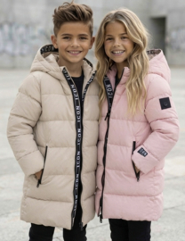 ICON Girls Long Puffer Jacket - lichtroze
