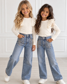 Your diamond fringe jeans