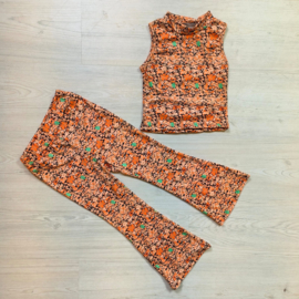 Tanktop flower set - orange