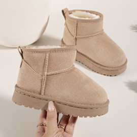 Basic winter boots - beige
