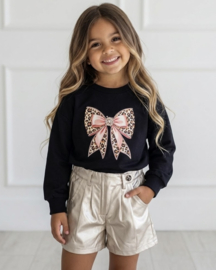 Wild Bow Sweater - zwart