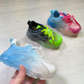 Light up sneakers - roze/blauw