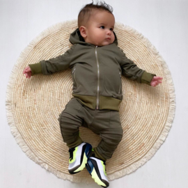 Little biker boy set - groen