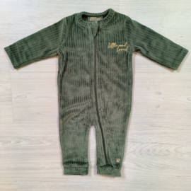 Rib onesie - green