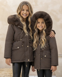 Girls winter parka - Bruin