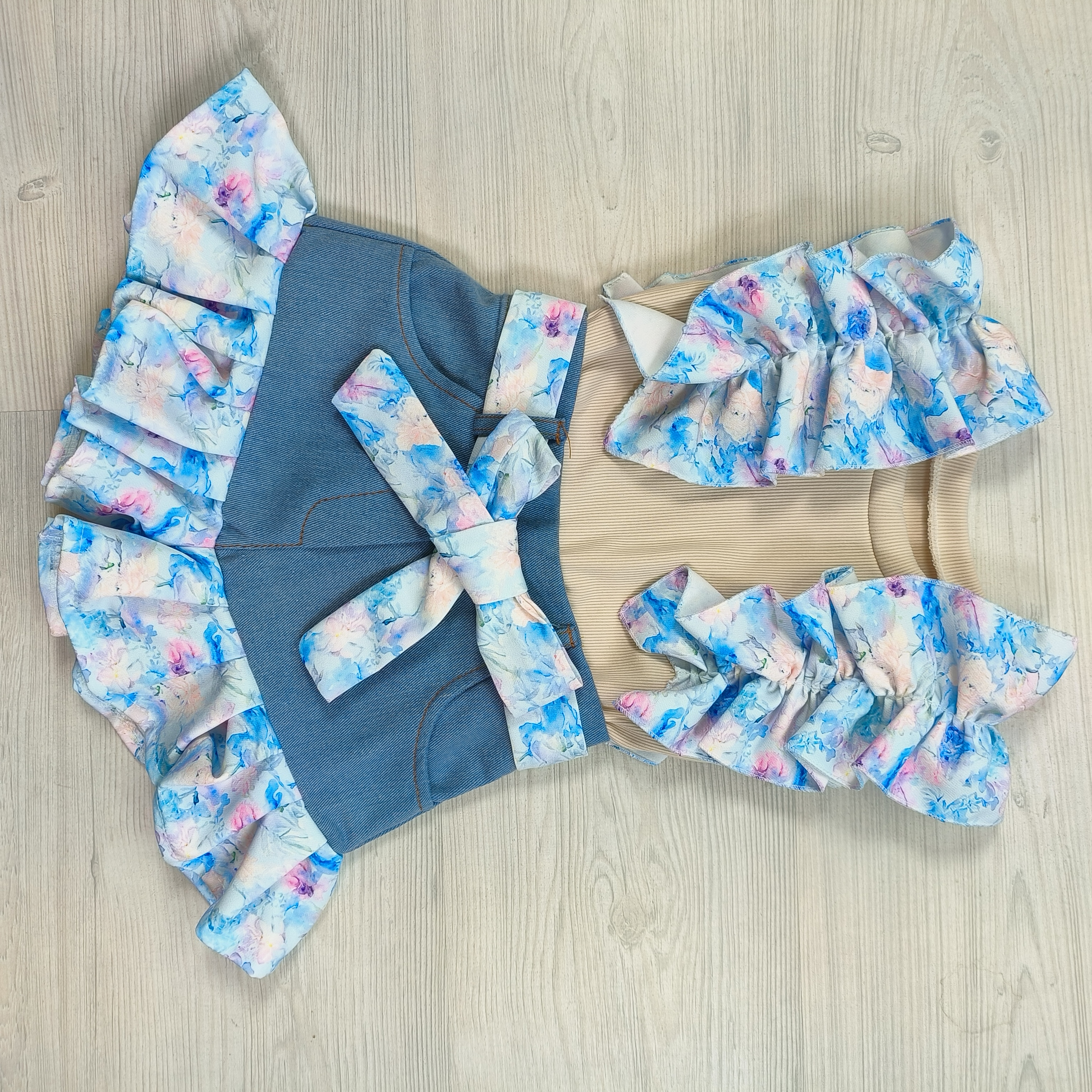 Sweet like me ruffled set