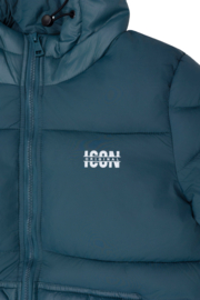 Icon city puffer - petrol