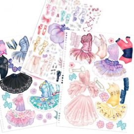 Create your TOPModel kleurboek met stickers BALLET