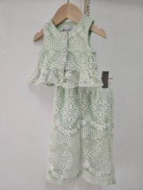 Little Dreamer Lace Set - groen