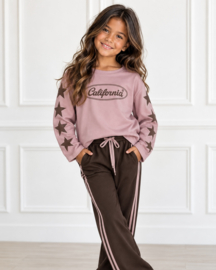 California Star Top - roze
