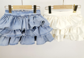 Your ultimate layered denim skirt