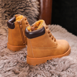 Warm timby boots - Camel