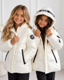 ICON Girls glow puffer jacket - off-white