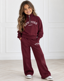 New York zip set - bordeaux (verzenddatum 9 okt)