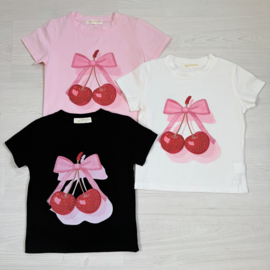 Blingy cherry bow top