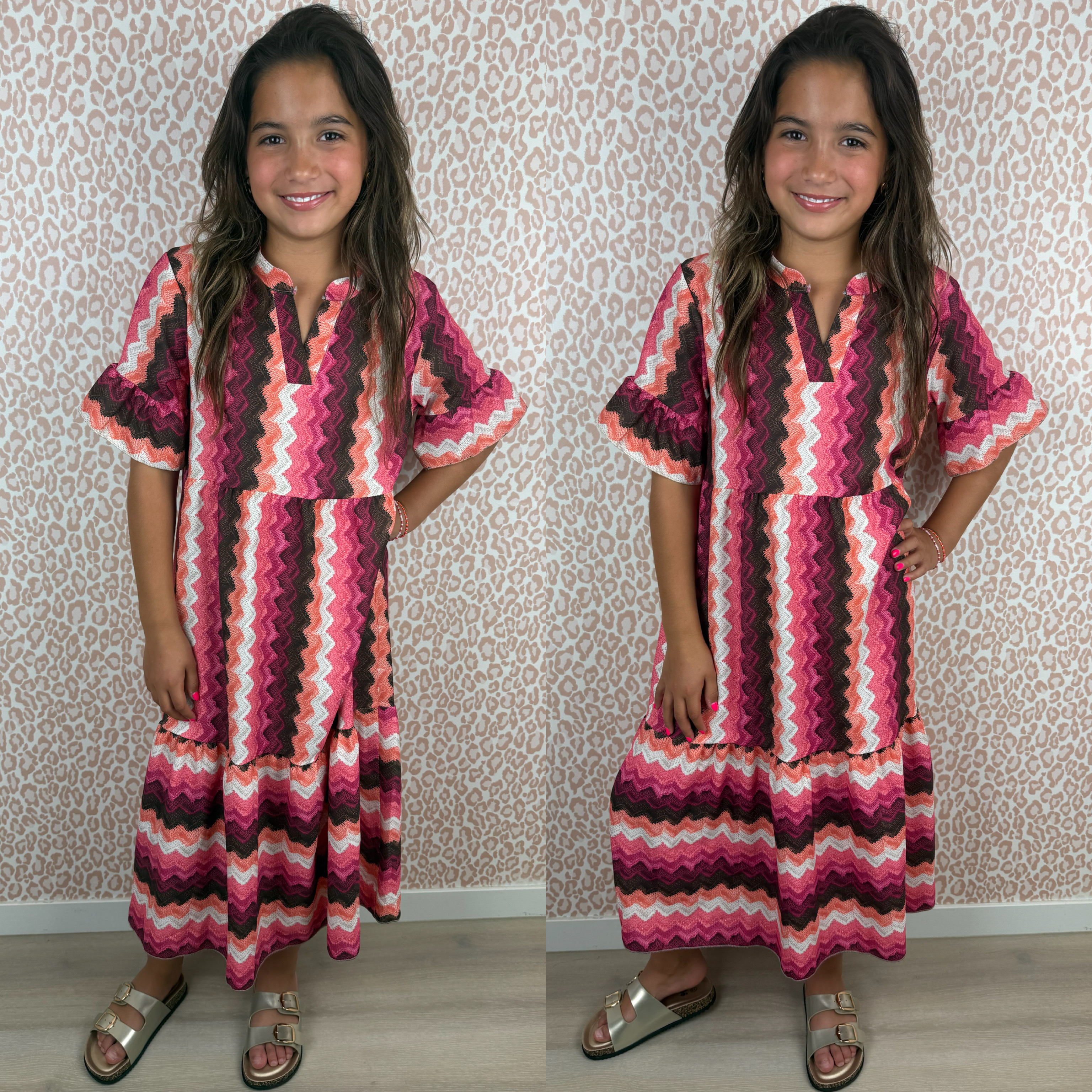 Wavey maxi dress