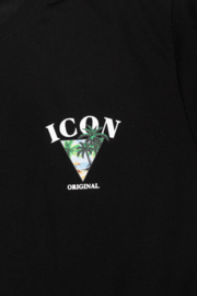 Icon island Twinning tee - zwart