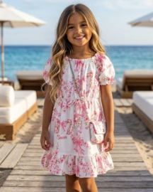 Six Seven Floral Bow Dress