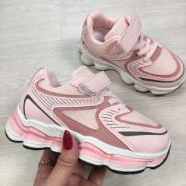 Sporty Wave Sneakers - roze