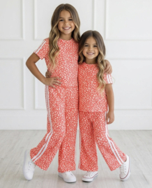 Girls Leopard Sport Set - oranje