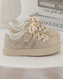 Shine bright sneakers - beige