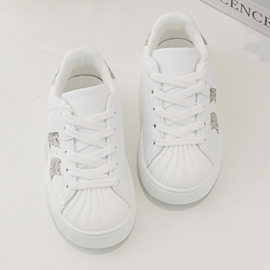 Street star sneakers - wit/goud