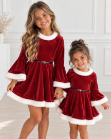 Red velvet magic dress