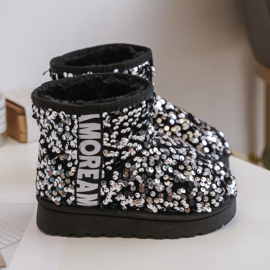 Amore sequin boots - silver (Twinning)