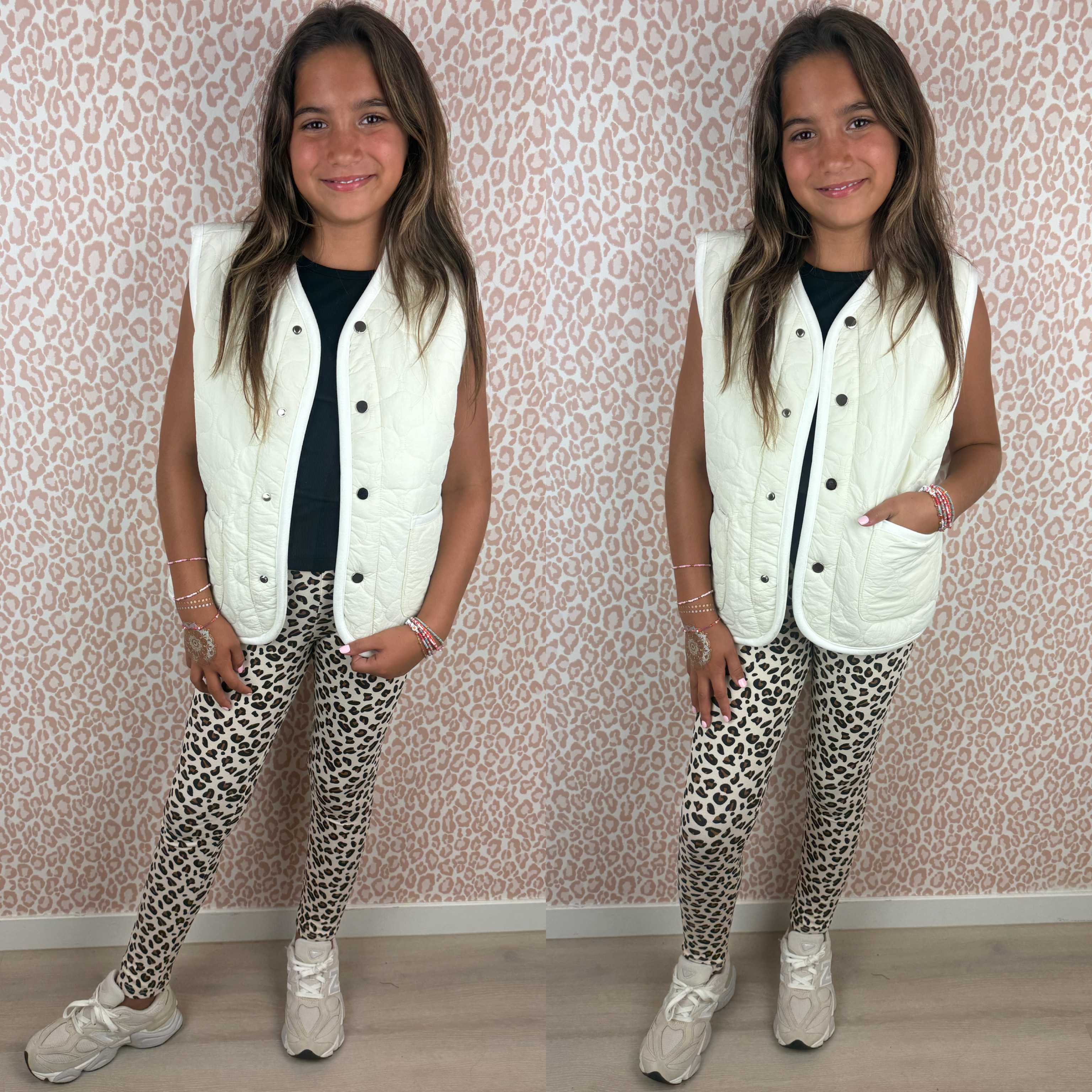 Reversible teddy gilet