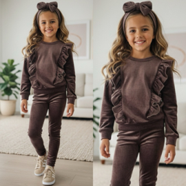 Dreamy velvet set - choco