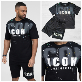 Splatter Icon set - black