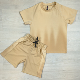 Beige to beige boys set
